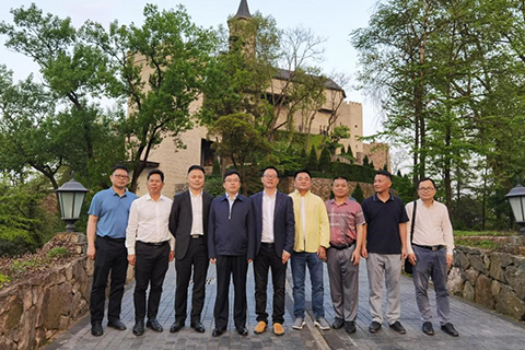 Guangxi Zhuang Autonomous Region Rongxian County Party Committee Deputy Secretary\County Mayor Li Tangming and Deputy County Mayor Huang Shengqiang visited Zhejiang SHUIMOJIANGNAN New Material Technology Co., Ltd.